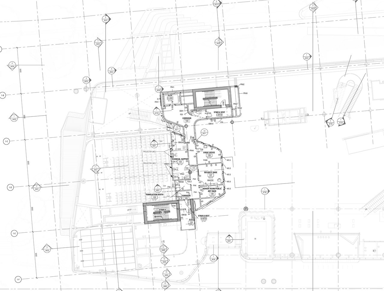 Floor plan for project from page 4 of the file '2020-11-26 - 2nd submisision - Floor Plans and Elevations - D07-12-20-0077'