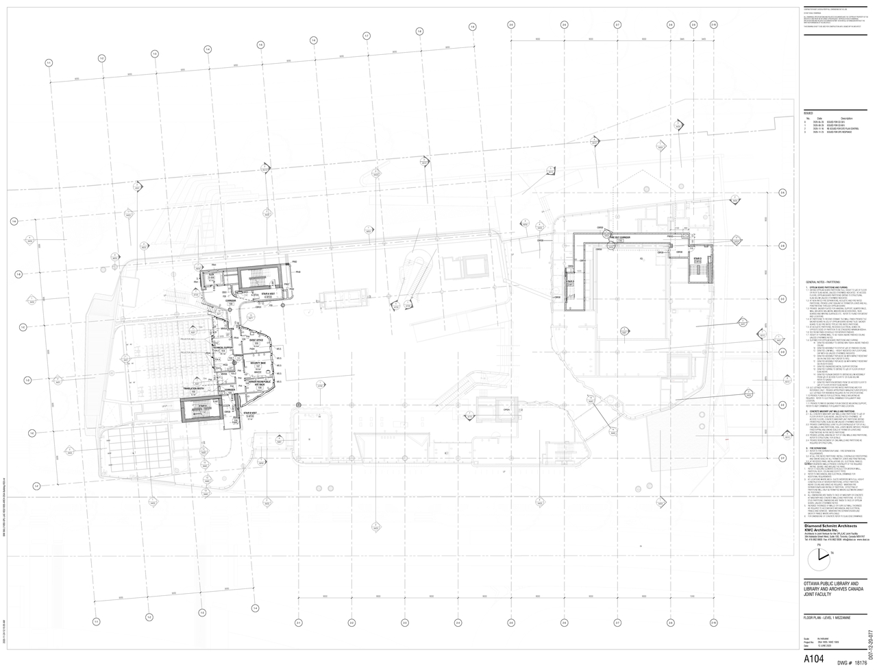 Floor plan for project from page 4 of the file '2020-11-26 - 2nd submisision - Floor Plans and Elevations - D07-12-20-0077'