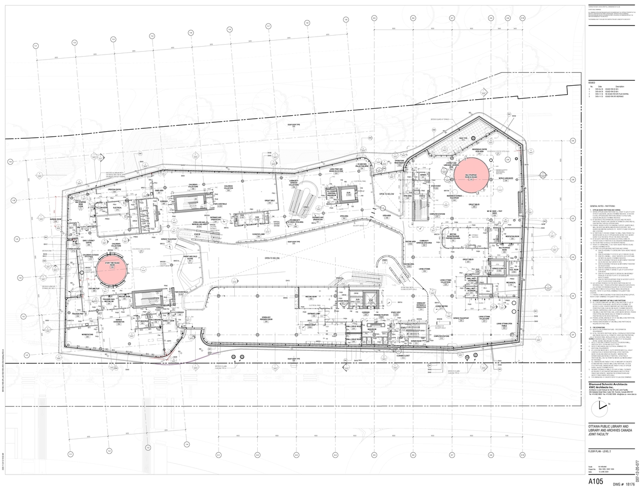 Floor plan for project from page 5 of the file '2020-11-26 - 2nd submisision - Floor Plans and Elevations - D07-12-20-0077'
