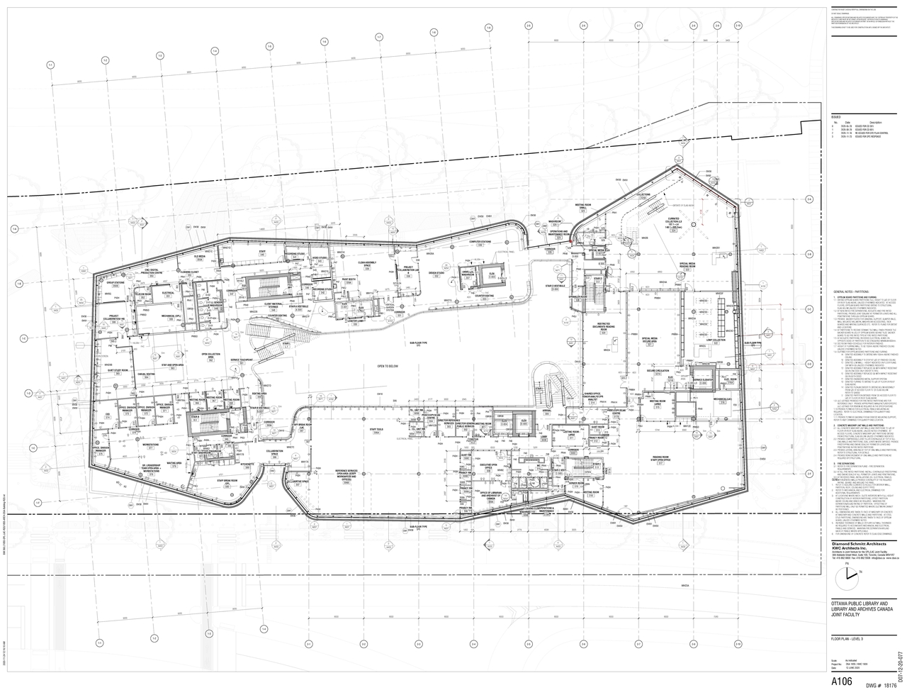 Floor plan for project from page 6 of the file '2020-11-26 - 2nd submisision - Floor Plans and Elevations - D07-12-20-0077'