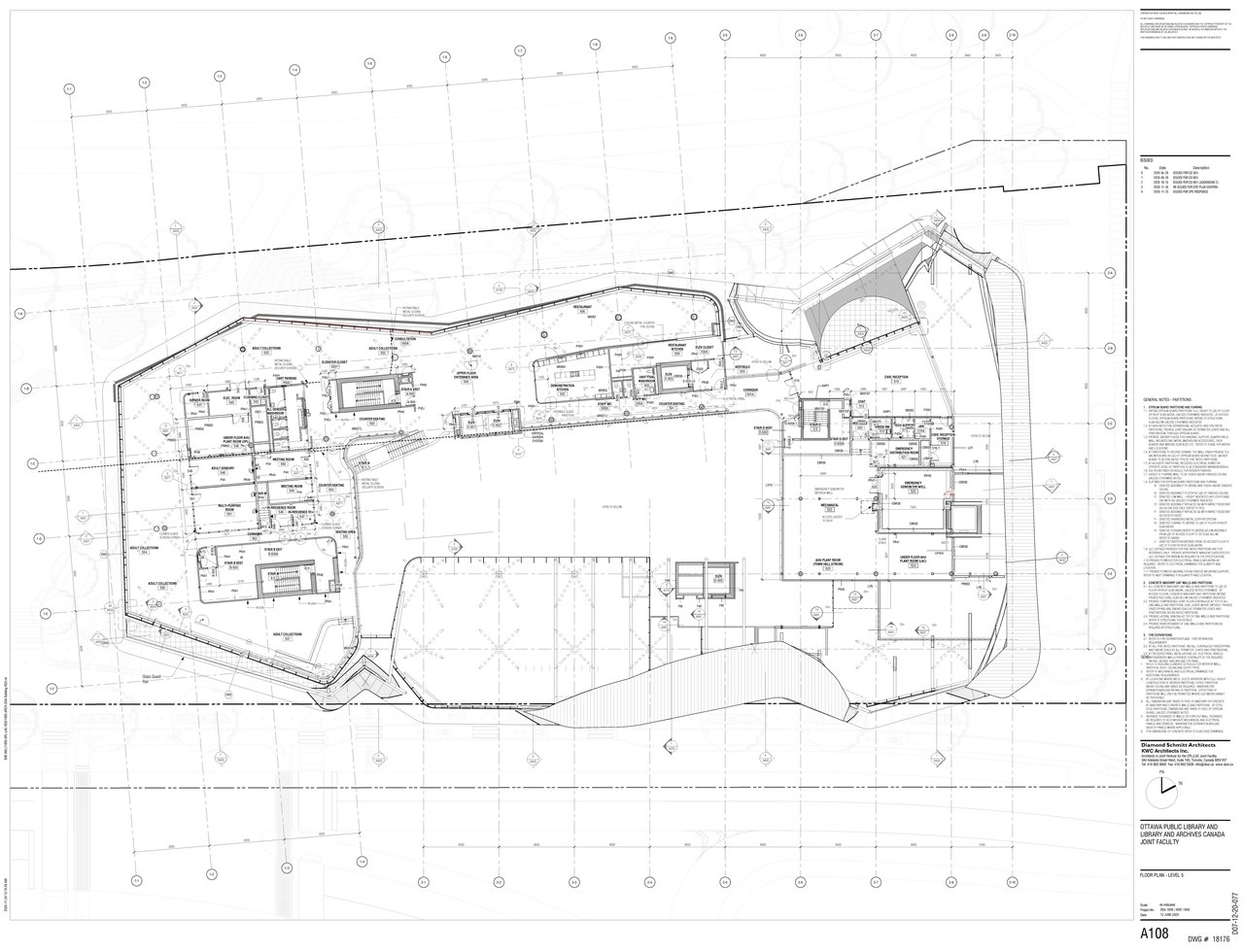Floor plan for project from page 8 of the file '2020-11-26 - 2nd submisision - Floor Plans and Elevations - D07-12-20-0077'