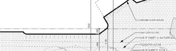 Construction site plan for project from page 47 of the file '2020-06-08 - Design Brief - D07-12-20-0077'