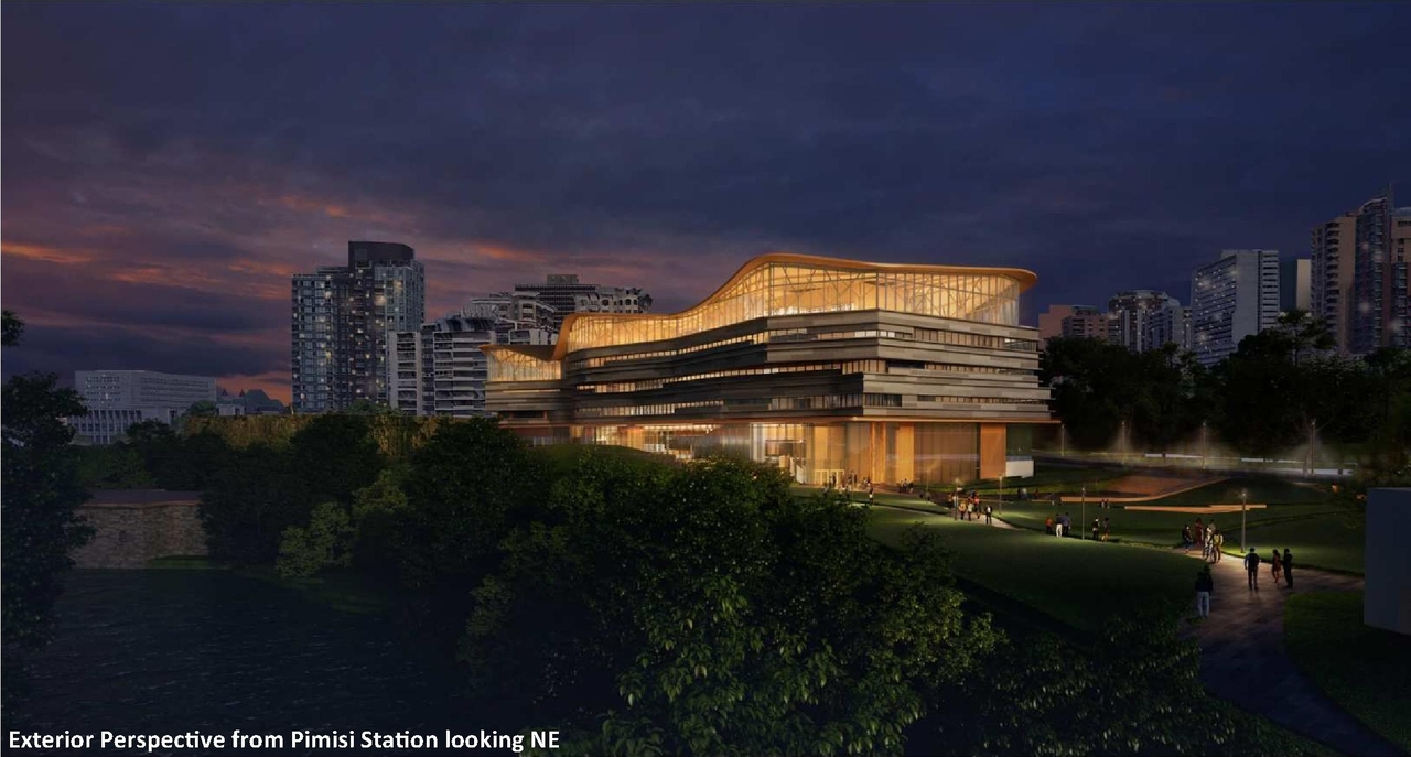 Rendering of building from page 33 of the file '2020-11-26 - 2nd submisision - Design Brief - D07-12-20-0077'