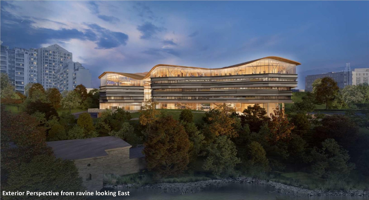 Rendering of building from page 33 of the file '2020-11-26 - 2nd submisision - Design Brief - D07-12-20-0077'