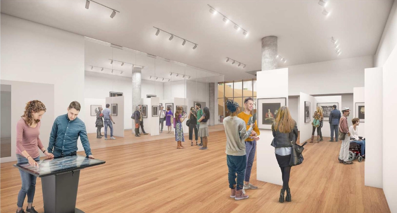 Rendering of building from page 43 of the file '2020-11-26 - 2nd submisision - Design Brief - D07-12-20-0077'