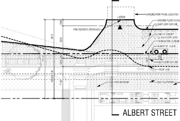 Construction site plan for project from page 47 of the file '2020-11-26 - 2nd submisision - Design Brief - D07-12-20-0077'