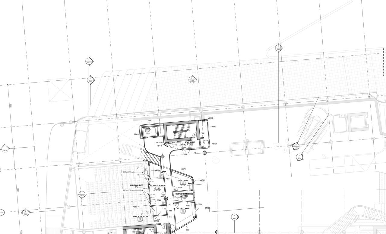 Construction site plan for project from page 4 of the file '2020-06-08 - Floor Plans and Elevations - D07-12-20-0077'