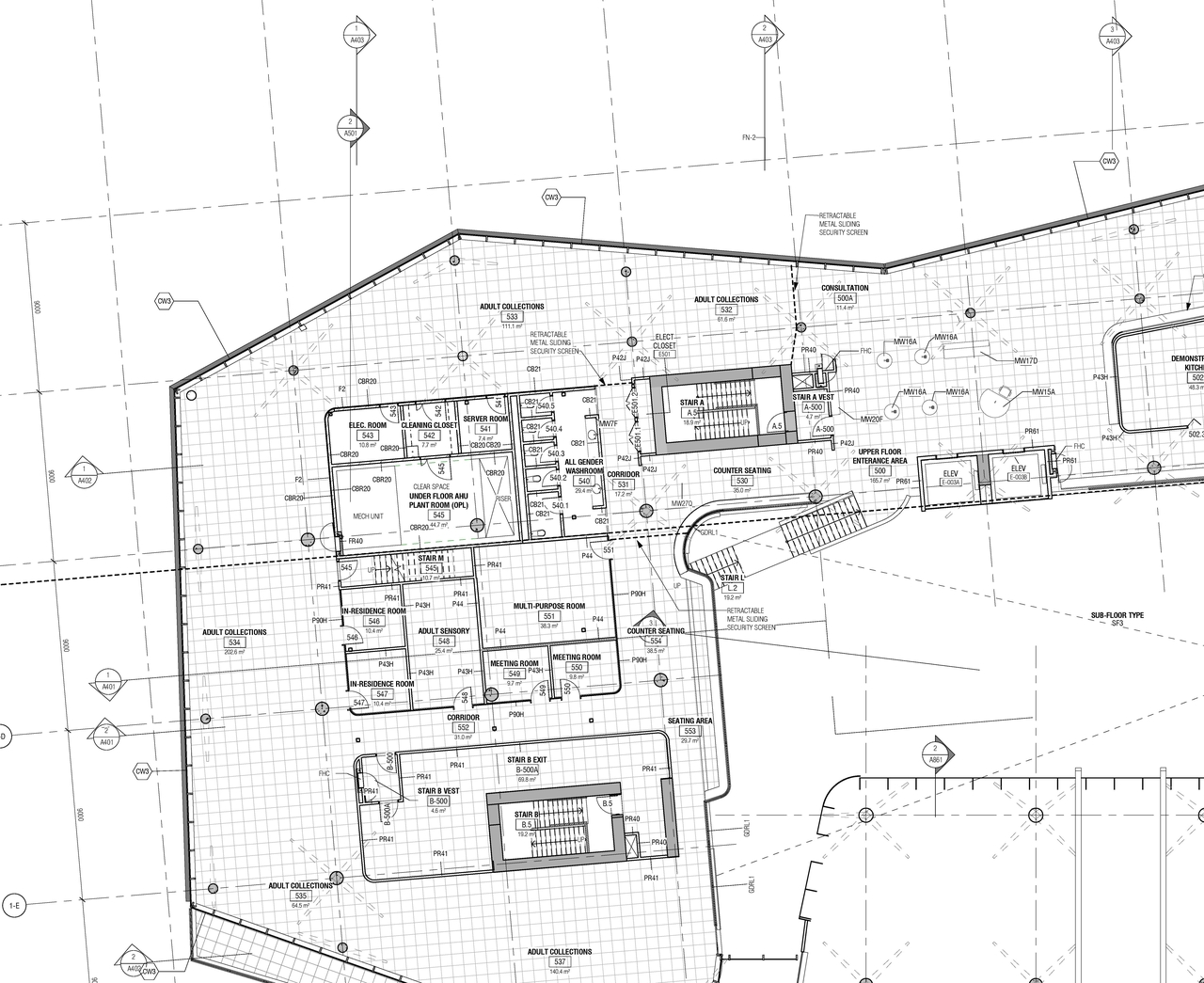 Floor plan for project from page 8 of the file '2020-06-08 - Floor Plans and Elevations - D07-12-20-0077'