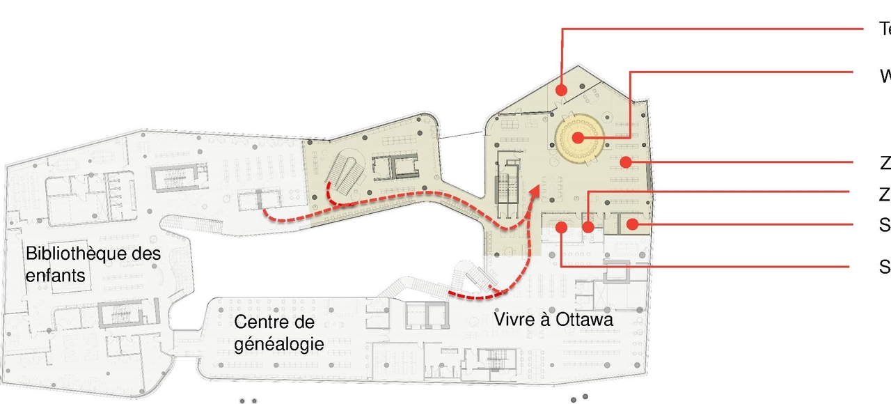 Construction site plan for project from page 47 of the file '2020-08-05 - Joint Design Review Panel - August 5 - Design Brief FR - D07-12-20-0077'