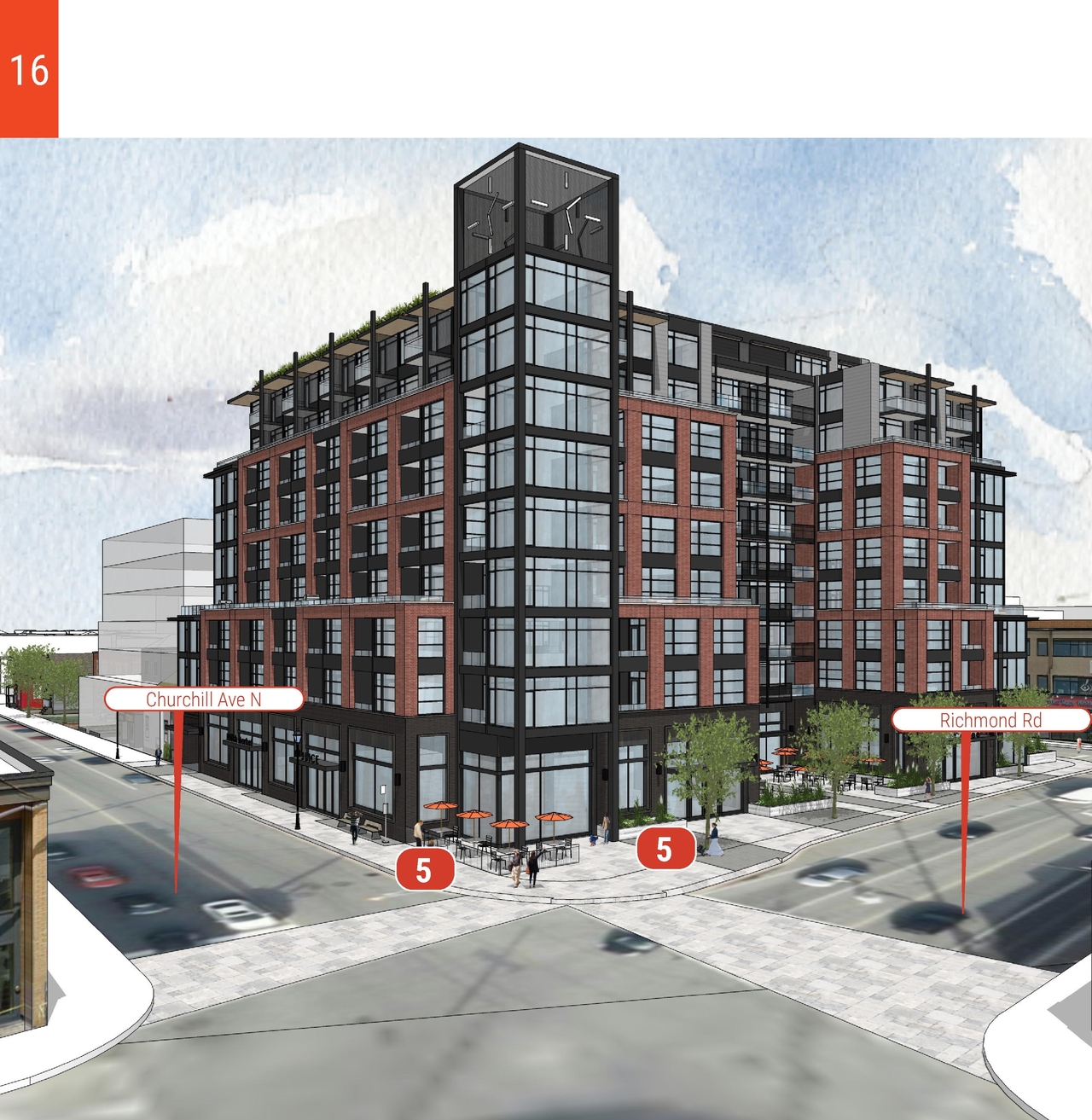 Rendering of building from page 16 of the file '2020-11-25 - Design Brief - Formal UDRP Dec. 4 - D07-12-20-0081'