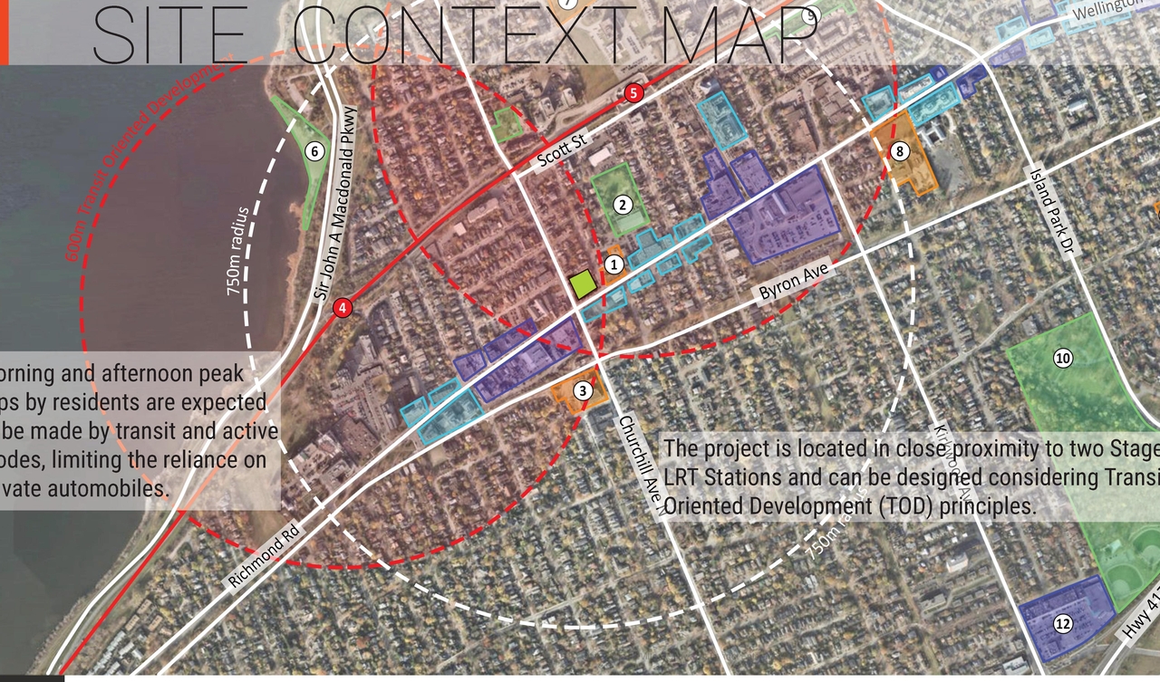 Construction site plan for project from page 7 of the file '2020-11-25 - Design Brief - Formal UDRP Dec. 4 - D07-12-20-0081'