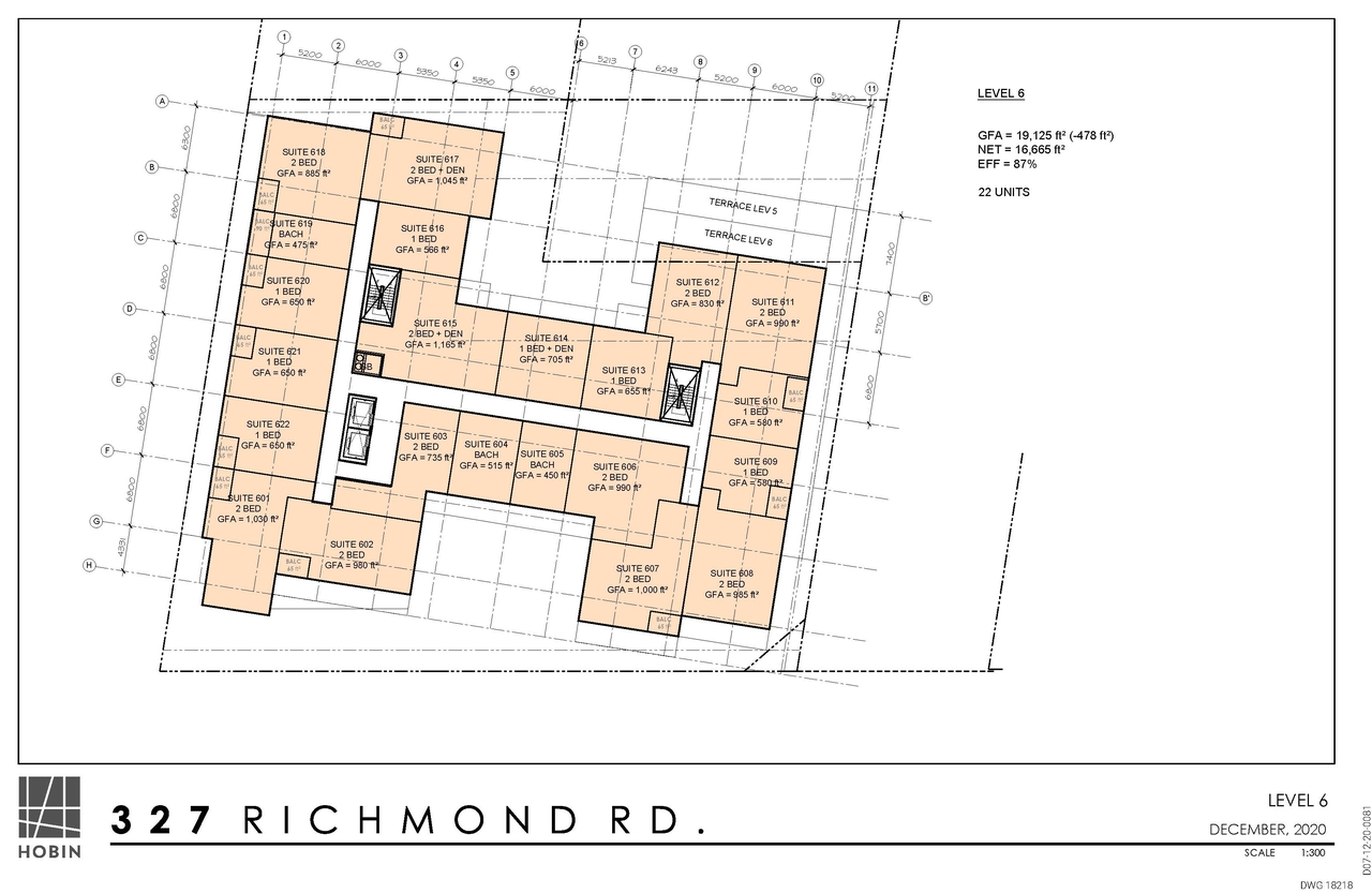 Floor plan for project from page 9 of the file '2021-01-21 - Floor Plans - D07-12-20-0081'