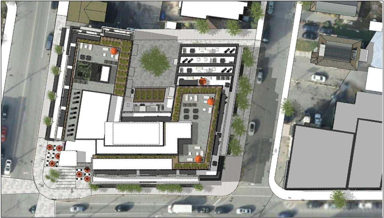 Construction site plan for project from page 12 of the file '2020-06-17 - Floor Plans - D07-12-20-0081'