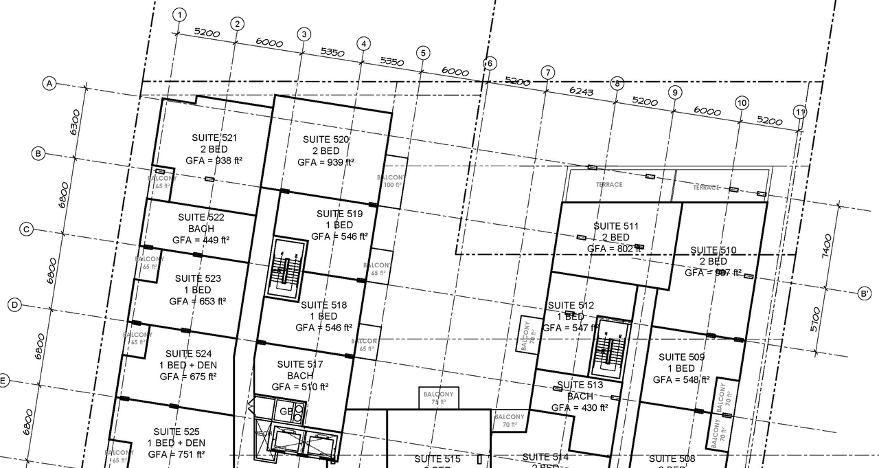 Floor plan for project from page 5 of the file '2020-06-17 - Floor Plans - D07-12-20-0081'