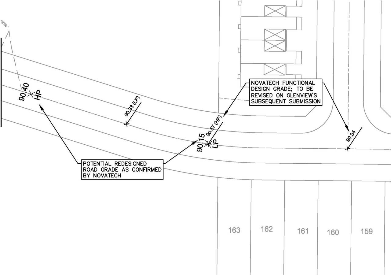 Construction site plan for project from page 51 of the file '03-30-2020 - Engineering Design Brief - D07-12-20-0086'