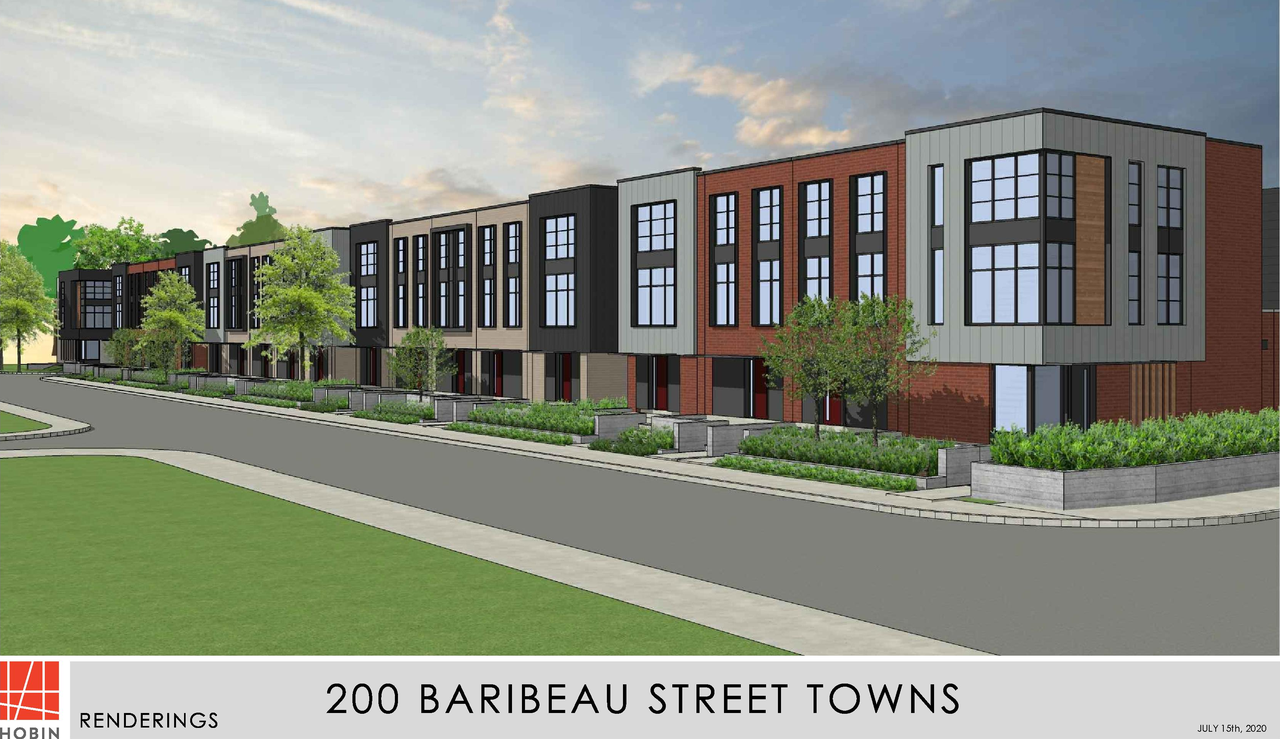 Rendering of building from page 7 of the file '2020-09-04 - Aerial View South Plans - D07-12-20-0118'