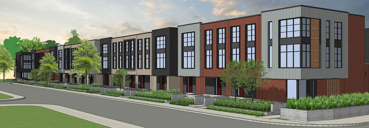 Rendering of building from page 7 of the file '2020-09-04 - Aerial View South Plans - D07-12-20-0118'