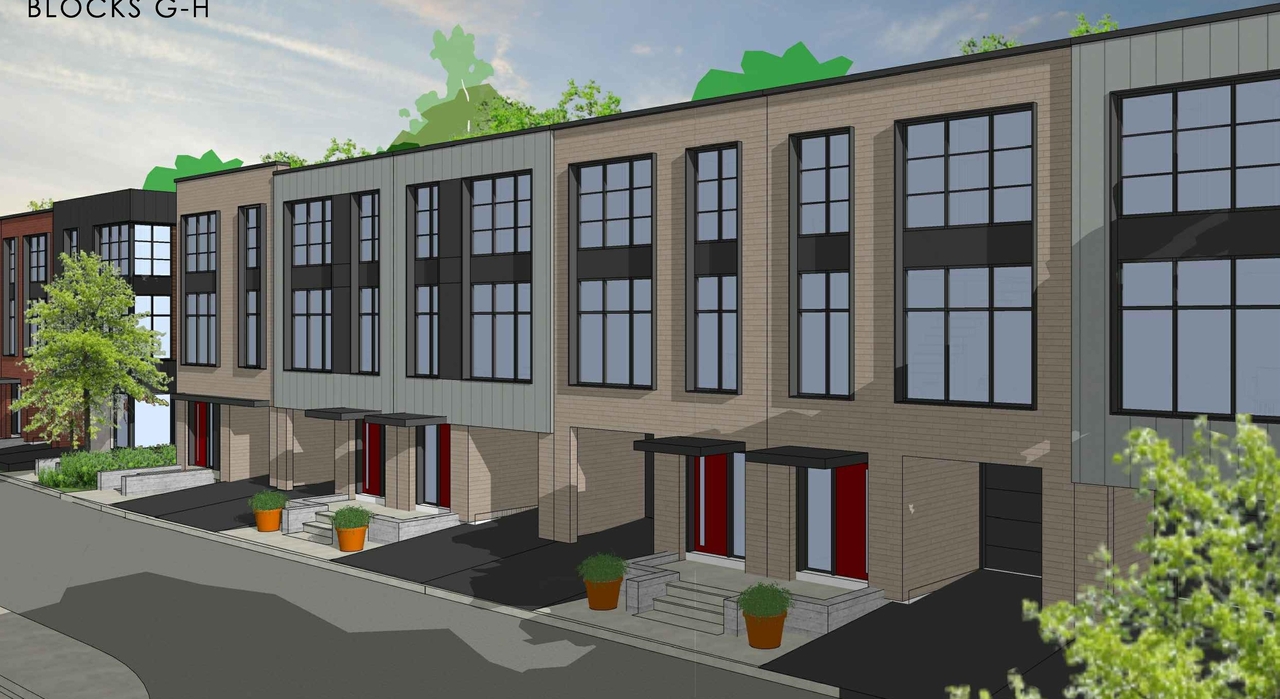 Rendering of building from page 8 of the file '2020-09-04 - Aerial View South Plans - D07-12-20-0118'