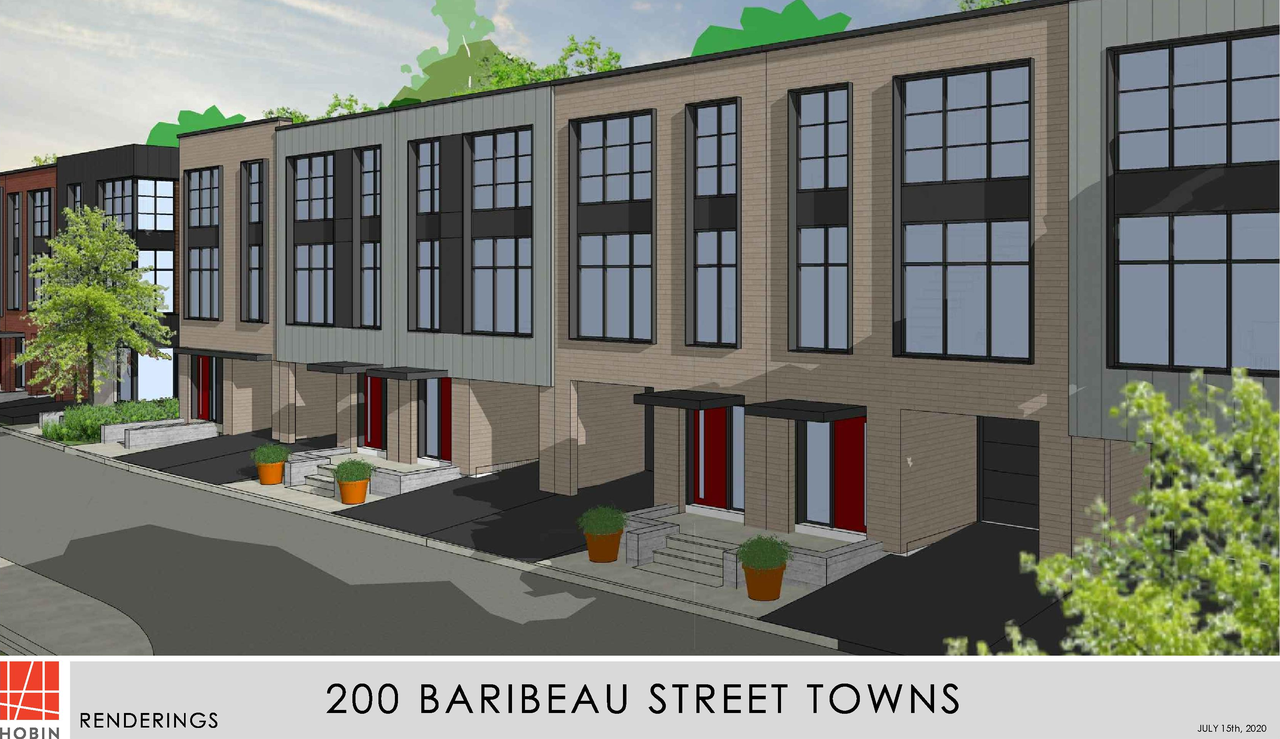 Rendering of building from page 8 of the file '2020-09-04 - Aerial View South Plans - D07-12-20-0118'