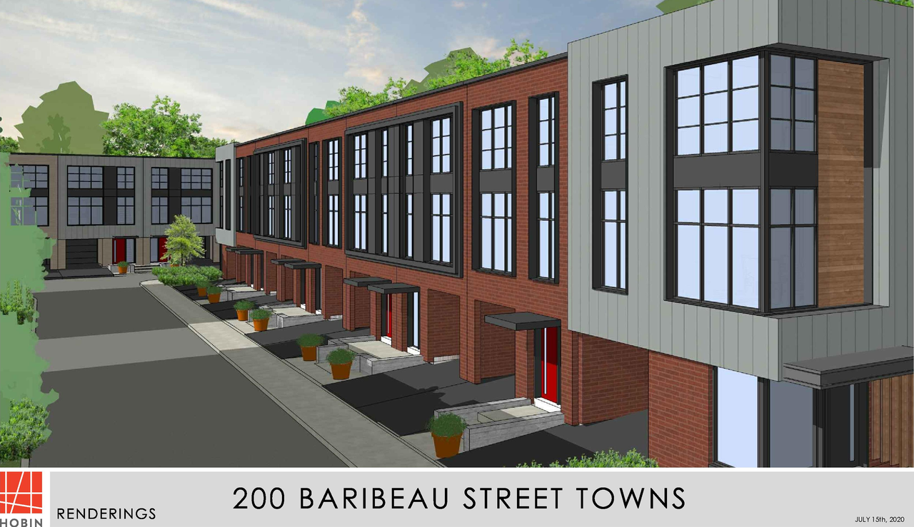 Rendering of building from page 9 of the file '2020-09-04 - Aerial View South Plans - D07-12-20-0118'