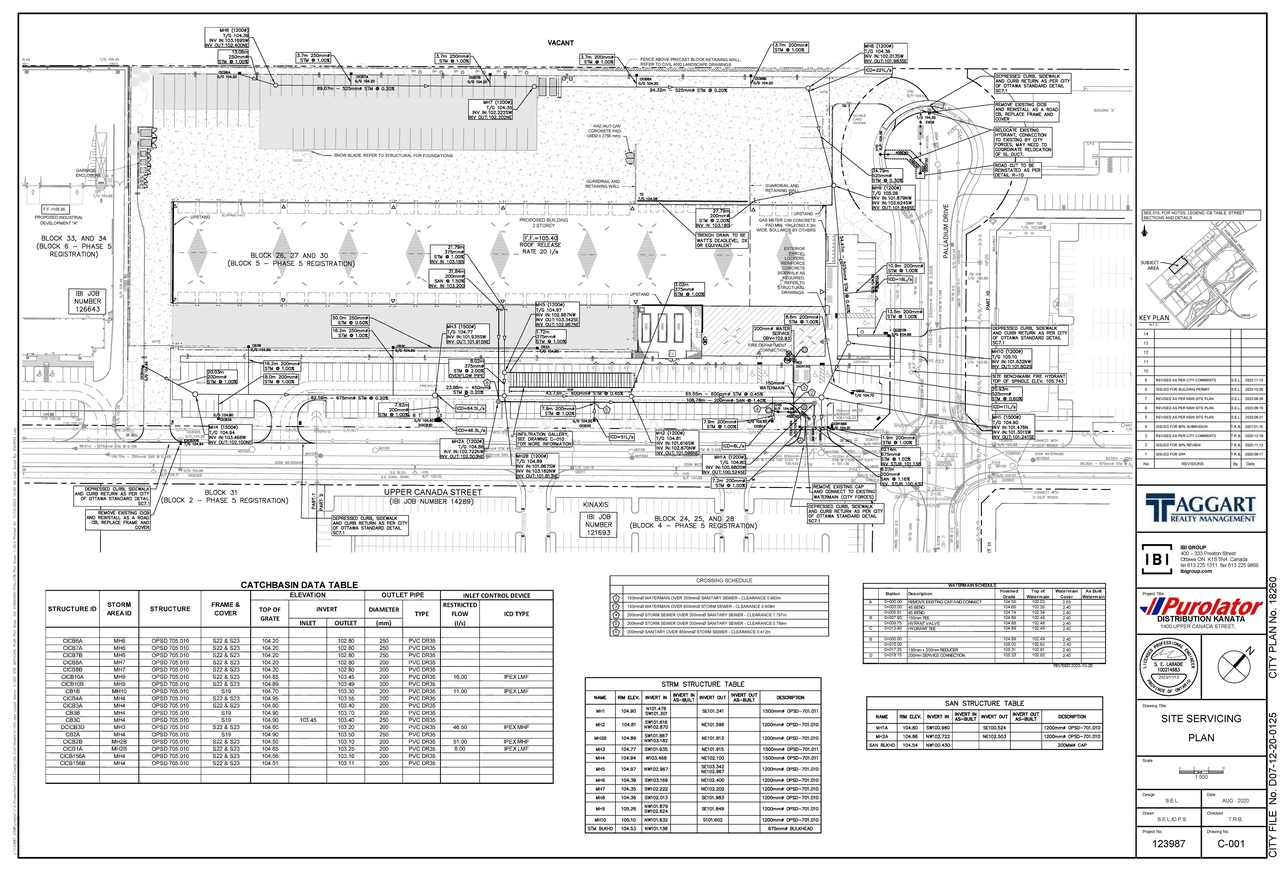 Construction site plan for project from page 25 of the file '2024-01-26 - Design Brief - D07-12-20-0125'