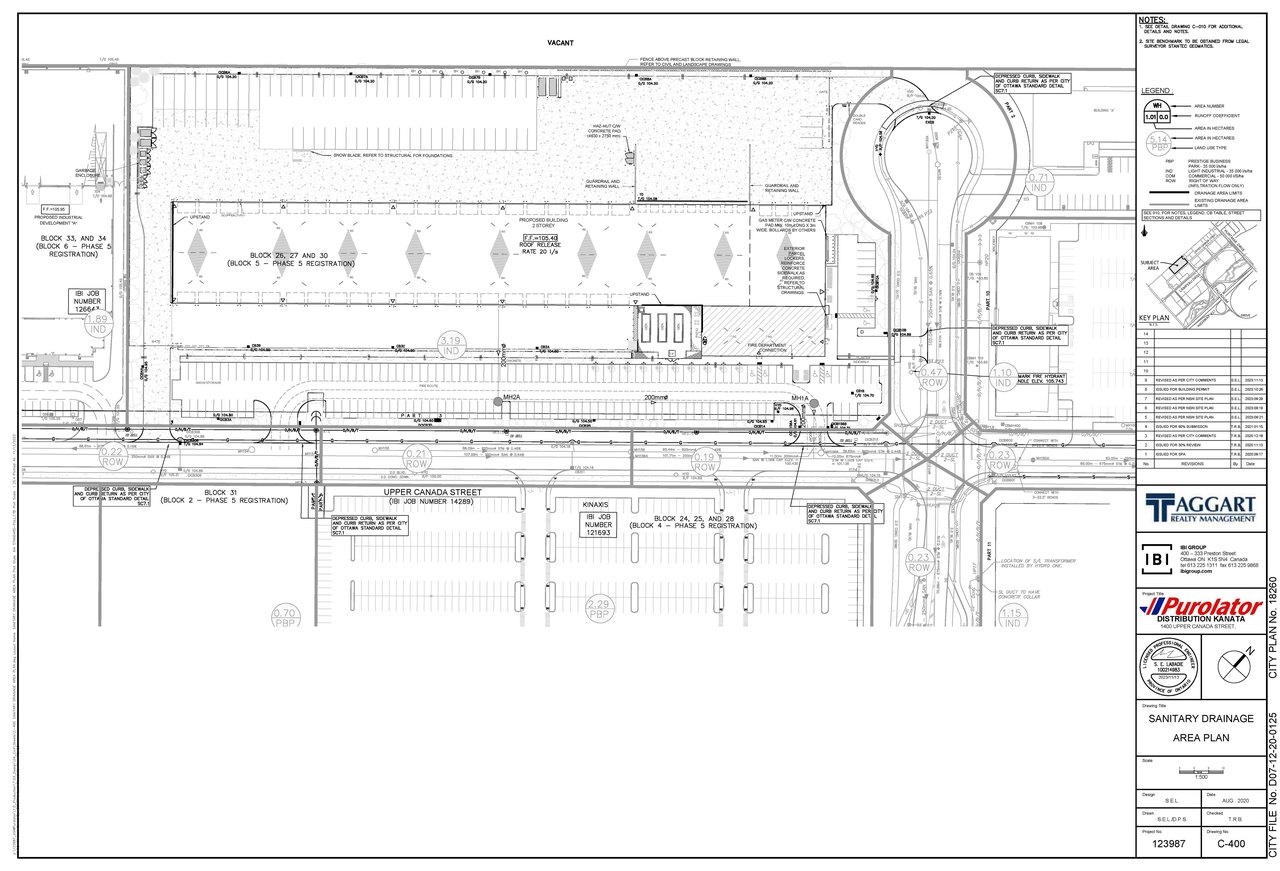 Construction site plan for project from page 33 of the file '2024-01-26 - Design Brief - D07-12-20-0125'