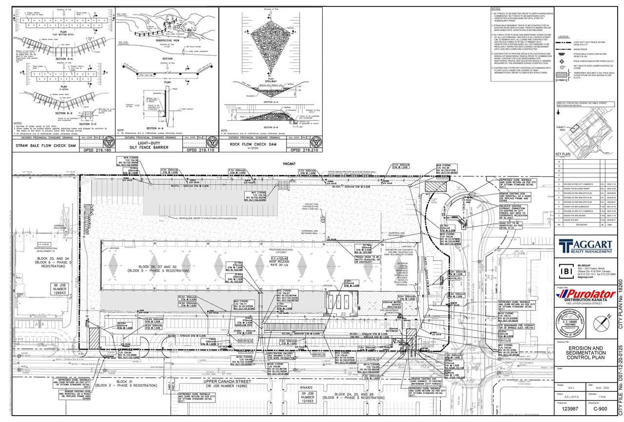 Construction site plan for project from page 54 of the file '2024-01-26 - Design Brief - D07-12-20-0125'