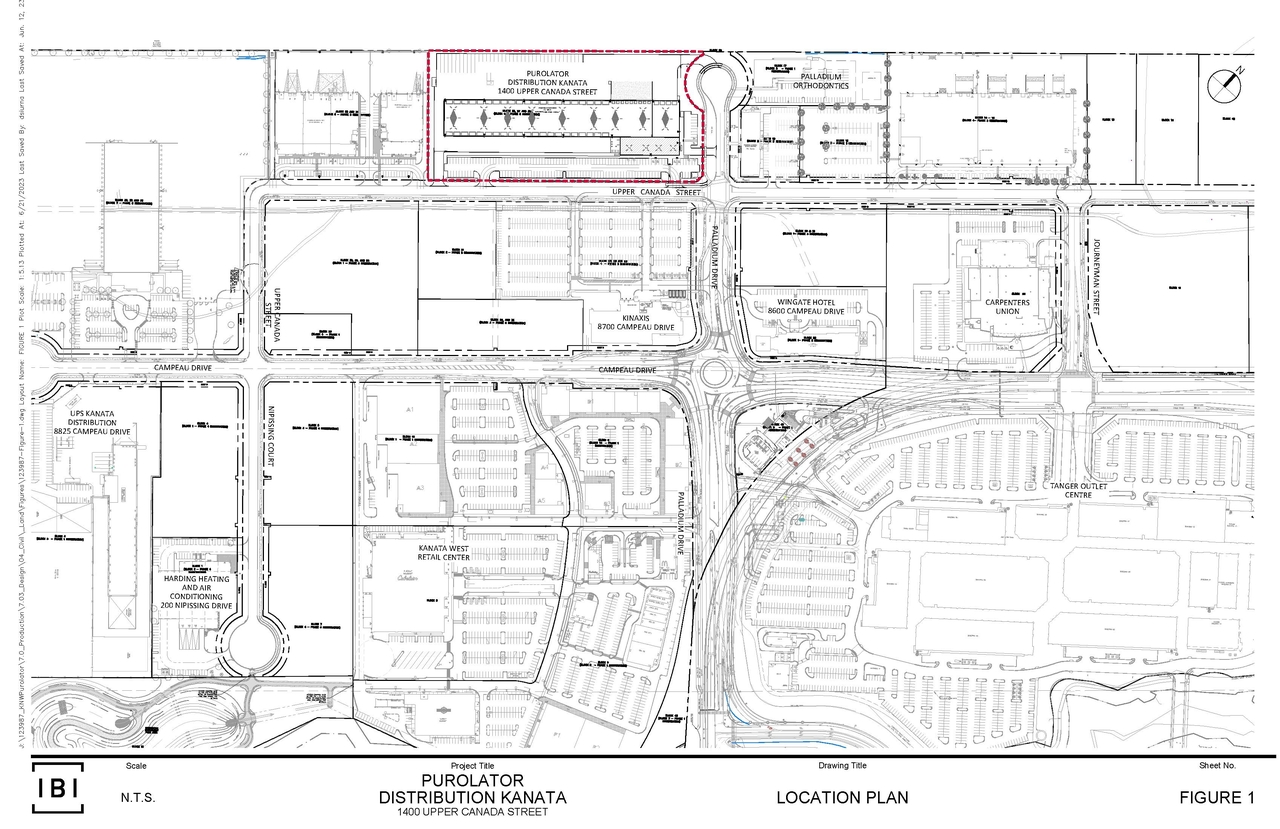 Construction site plan for project from page 17 of the file '2023-06-23 Design Brief D07-12-20-0125'