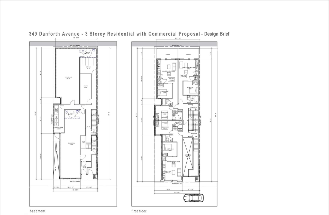 Floor plan for project from page 8 of the file '2021-03-18 - Design Brief - D07-12-20-0140'