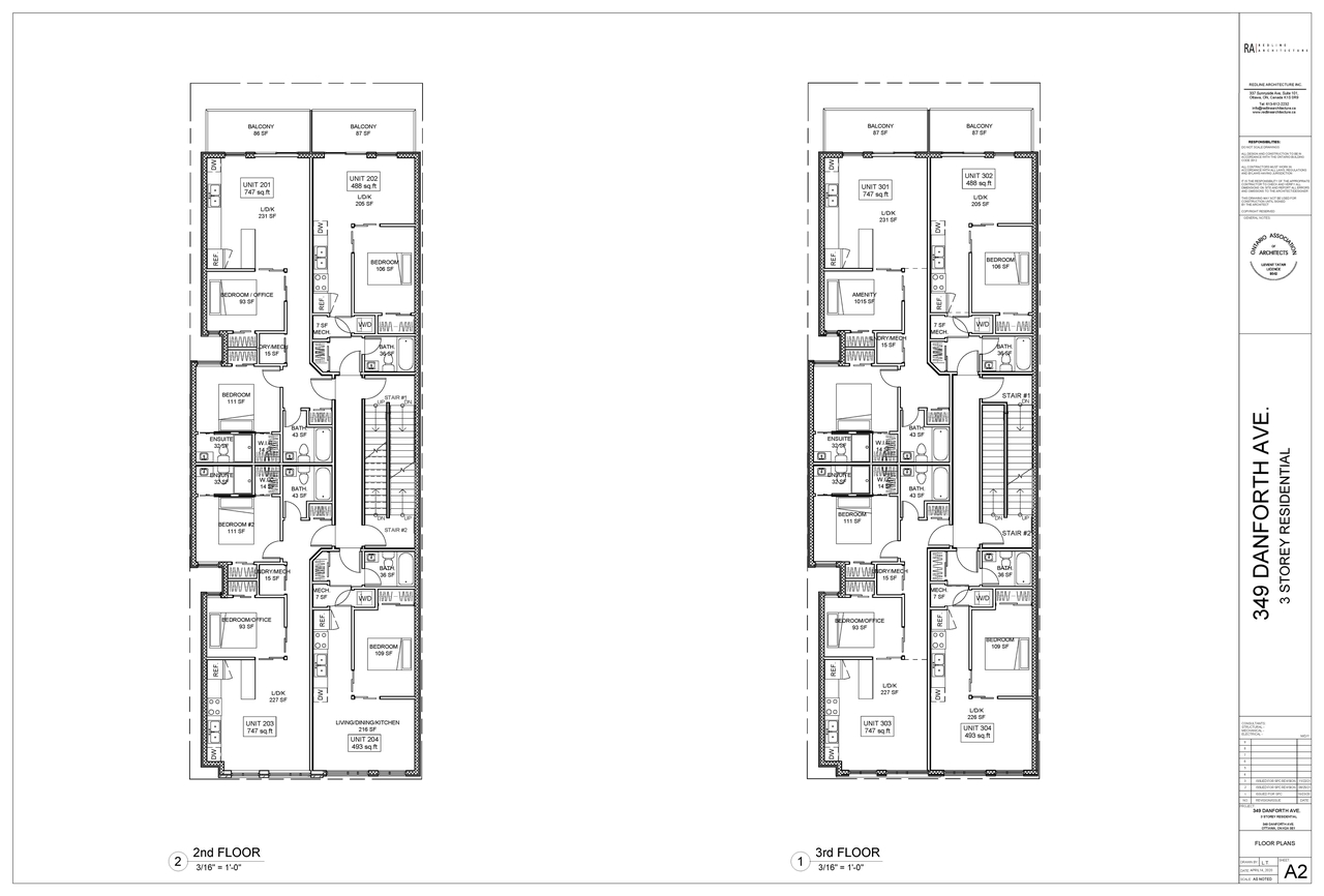 Floor plan for project from page 2 of the file '2021-11-24 - Sub 3.1 Floor Plans & Elevations - D07-12-20-0140'