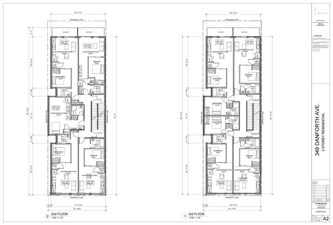 Floor plan for project from page 2 of the file '2021-03-18 - Floor Plans and Elevations - D07-12-20-0140'