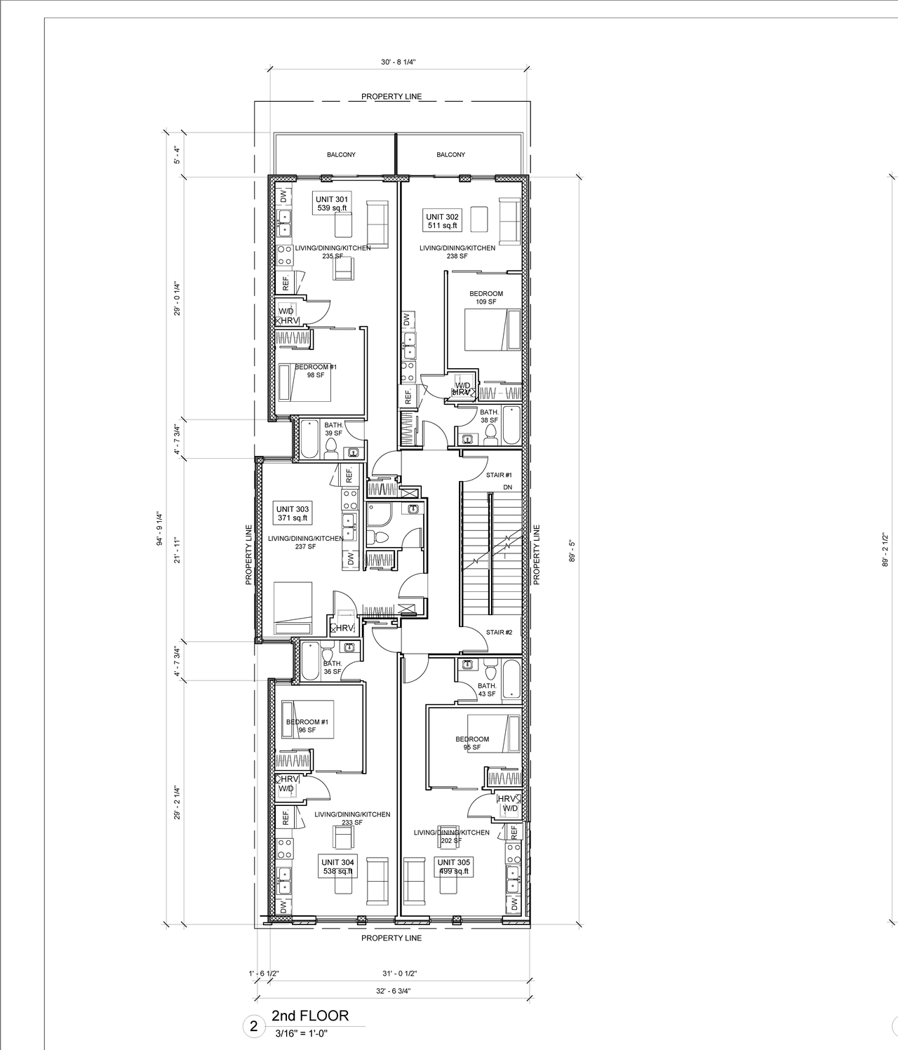 Floor plan for project from page 2 of the file '2021-03-18 - Floor Plans and Elevations - D07-12-20-0140'