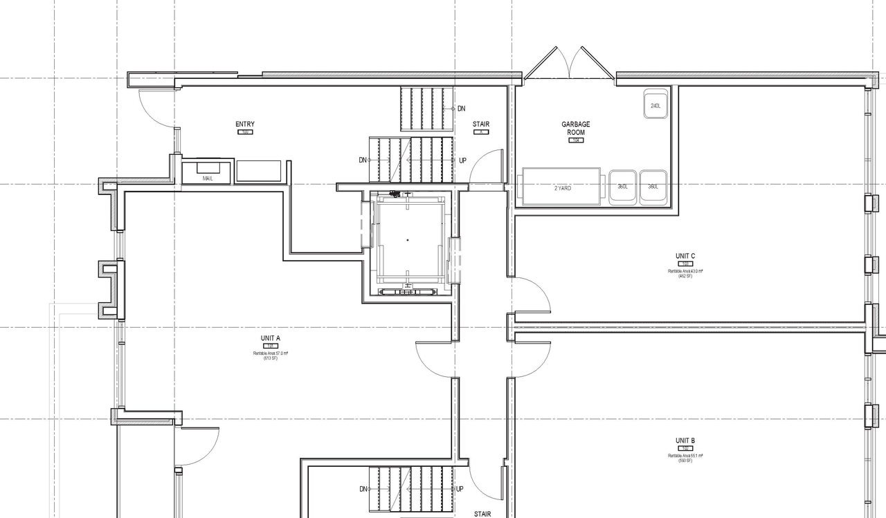 Floor plan for project from page 8 of the file '2020-11-04 - Design Brief - D07-12-20-0142'