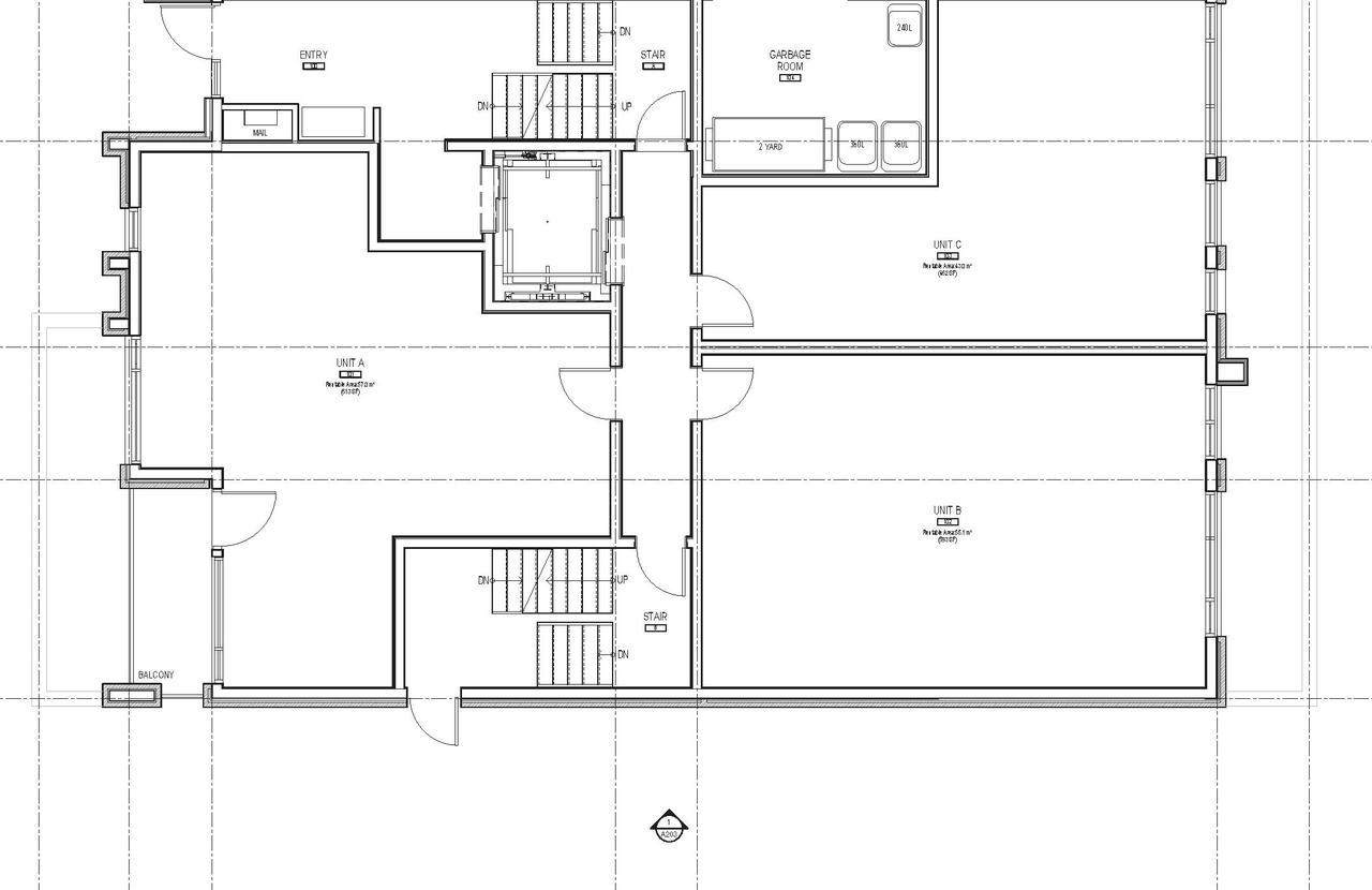 Floor plan for project from page 8 of the file '2020-11-04 - Design Brief - D07-12-20-0142'