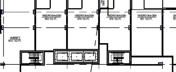 Floor plan for project from page 12 of the file 'December 2020 - Urban Design Review Package - D07-12-20-0146'