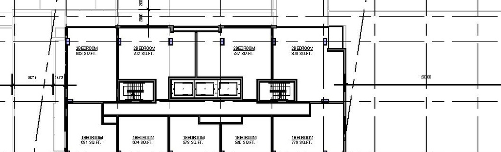 Floor plan for project from page 13 of the file 'December 2020 - Urban Design Review Package - D07-12-20-0146'
