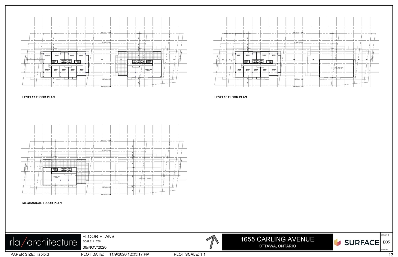 Floor plan for project from page 13 of the file 'December 2020 - Urban Design Review Package - D07-12-20-0146'
