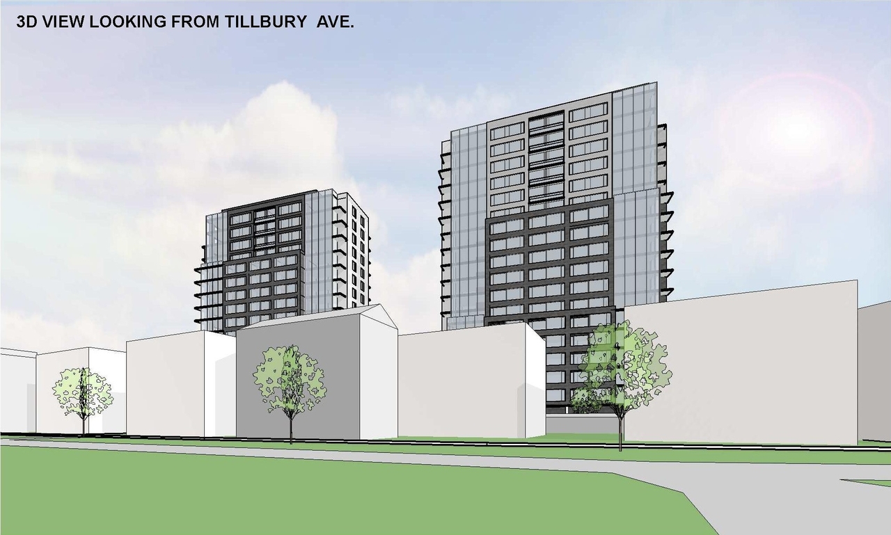 Rendering of building from page 16 of the file 'December 2020 - Urban Design Review Package - D07-12-20-0146'