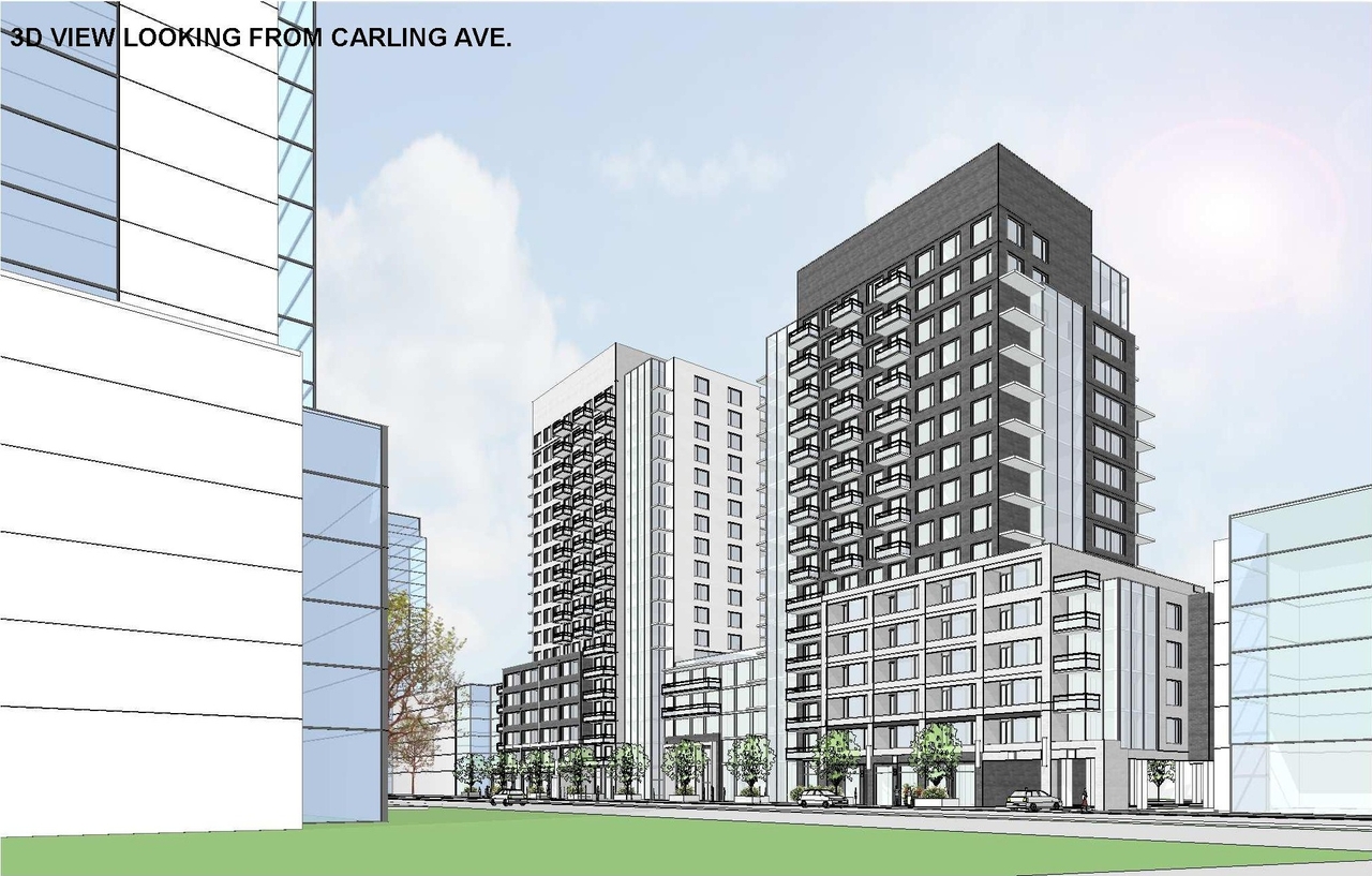 Rendering of building from page 16 of the file 'December 2020 - Urban Design Review Package - D07-12-20-0146'
