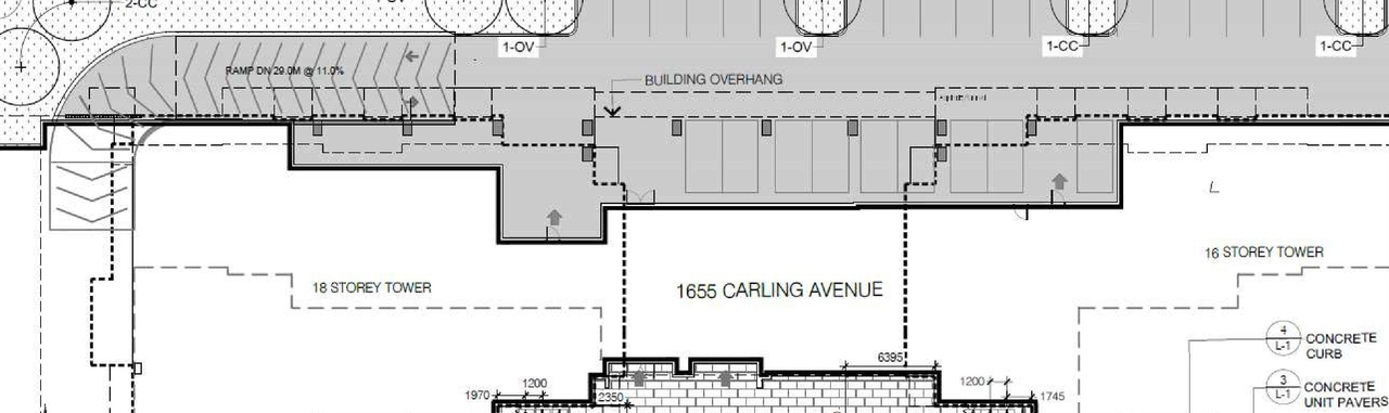 Construction site plan for project from page 23 of the file 'December 2020 - Urban Design Review Package - D07-12-20-0146'