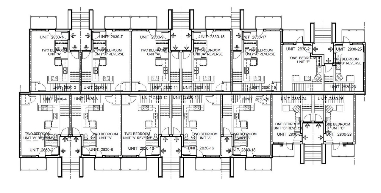 Floor plan for project from page 10 of the file '2020-11-23 - Addendum 2 to Planning Rationale Design Brief - D07-12-20-0163'