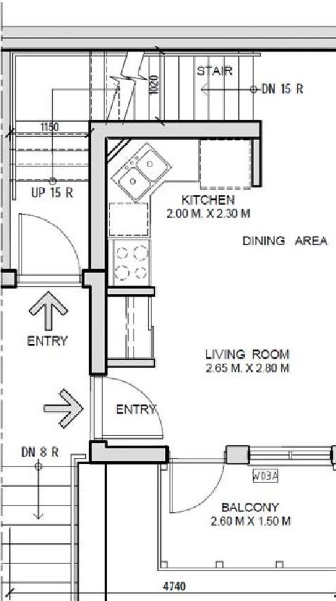 Floor plan for project from page 14 of the file '2020-11-23 - Addendum 2 to Planning Rationale Design Brief - D07-12-20-0163'