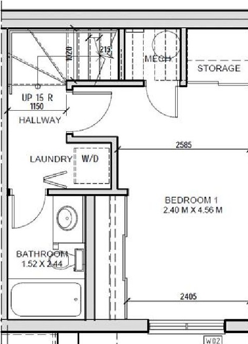 Floor plan for project from page 14 of the file '2020-11-23 - Addendum 2 to Planning Rationale Design Brief - D07-12-20-0163'