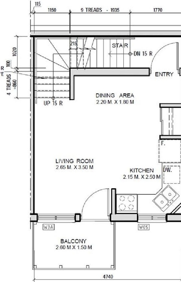 Floor plan for project from page 14 of the file '2020-11-23 - Addendum 2 to Planning Rationale Design Brief - D07-12-20-0163'