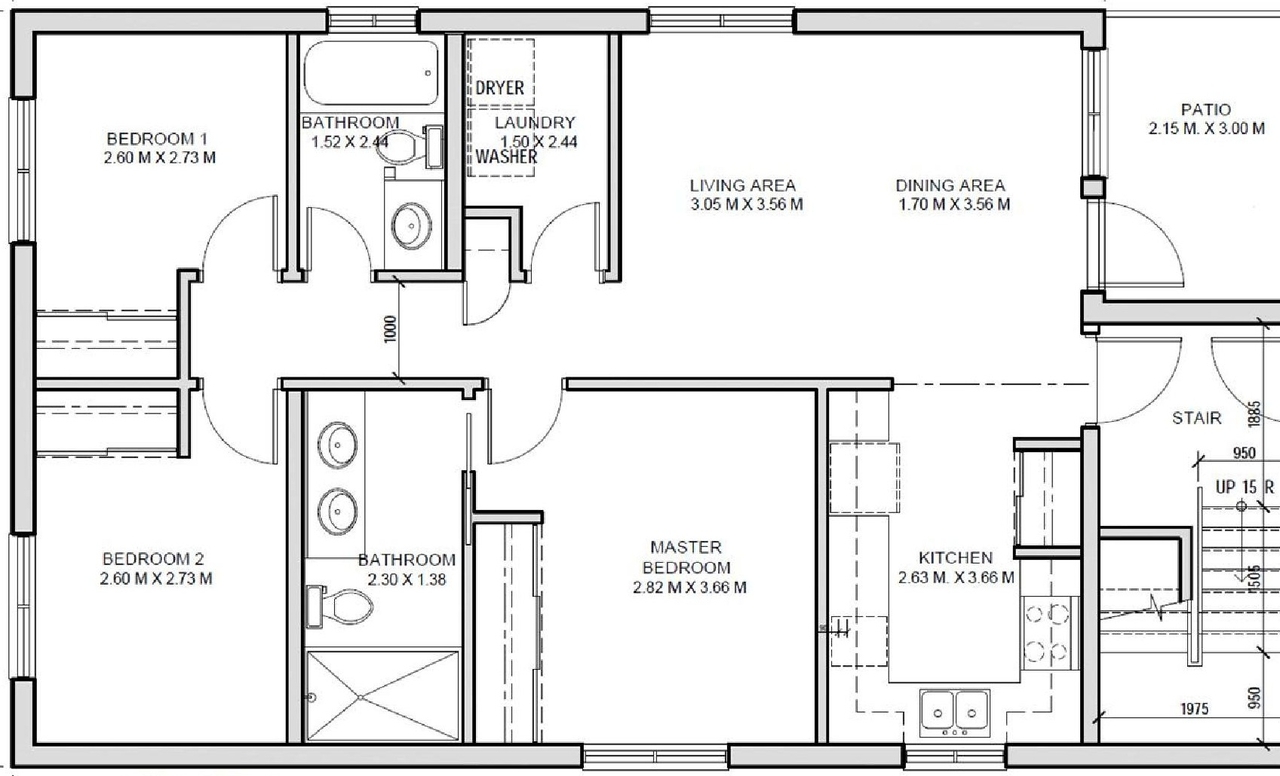 Floor plan for project from page 15 of the file '2020-11-23 - Addendum 2 to Planning Rationale Design Brief - D07-12-20-0163'