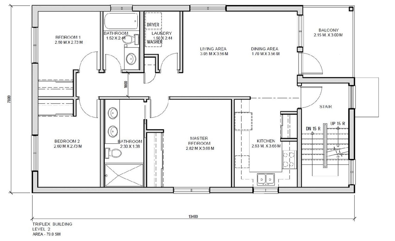 Floor plan for project from page 16 of the file '2020-11-23 - Addendum 2 to Planning Rationale Design Brief - D07-12-20-0163'