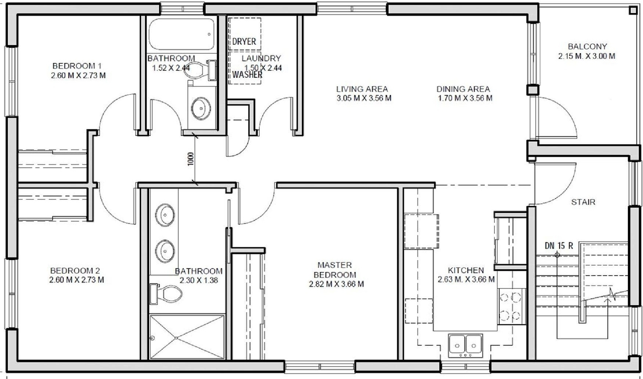 Floor plan for project from page 17 of the file '2020-11-23 - Addendum 2 to Planning Rationale Design Brief - D07-12-20-0163'