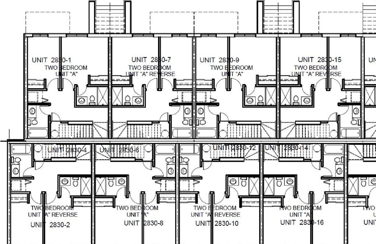 Floor plan for project from page 9 of the file '2020-11-23 - Addendum 2 to Planning Rationale Design Brief - D07-12-20-0163'