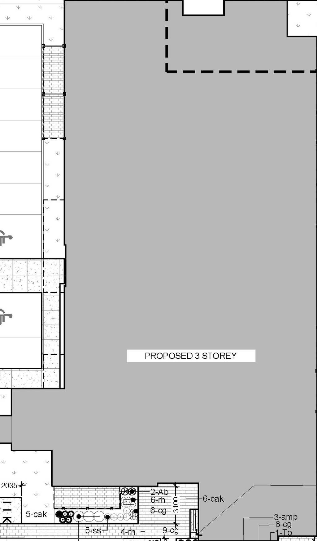 Floor plan for project from page 24 of the file '2021-04-28 - Design Brief - D07-12-20-0164'