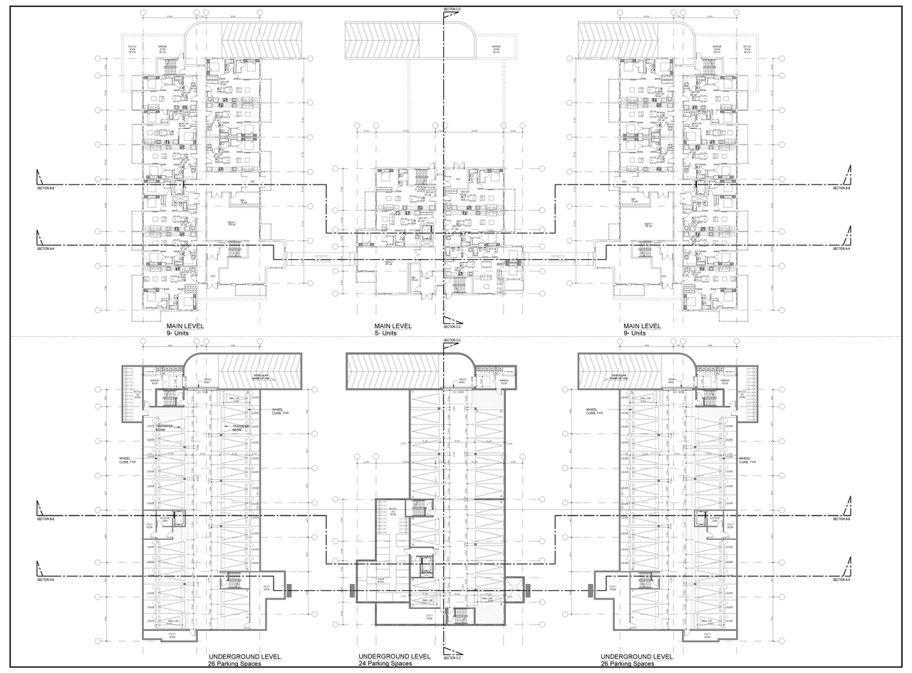 Floor plan for project from page 25 of the file '2021-04-28 - Design Brief - D07-12-20-0164'